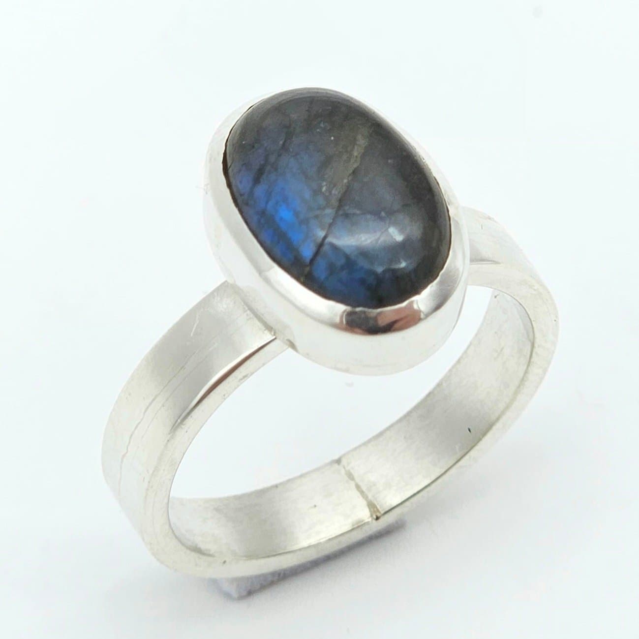 Anillo con Labradorita