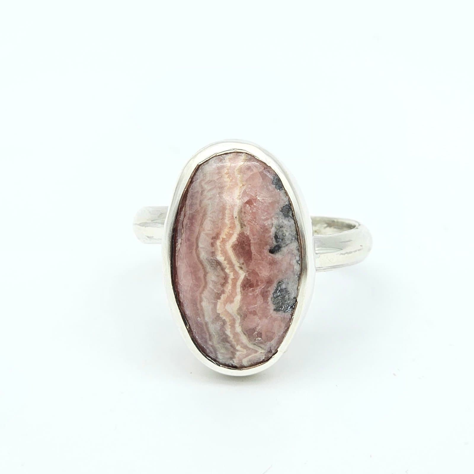 Anillo ajustable con Rodocrosita