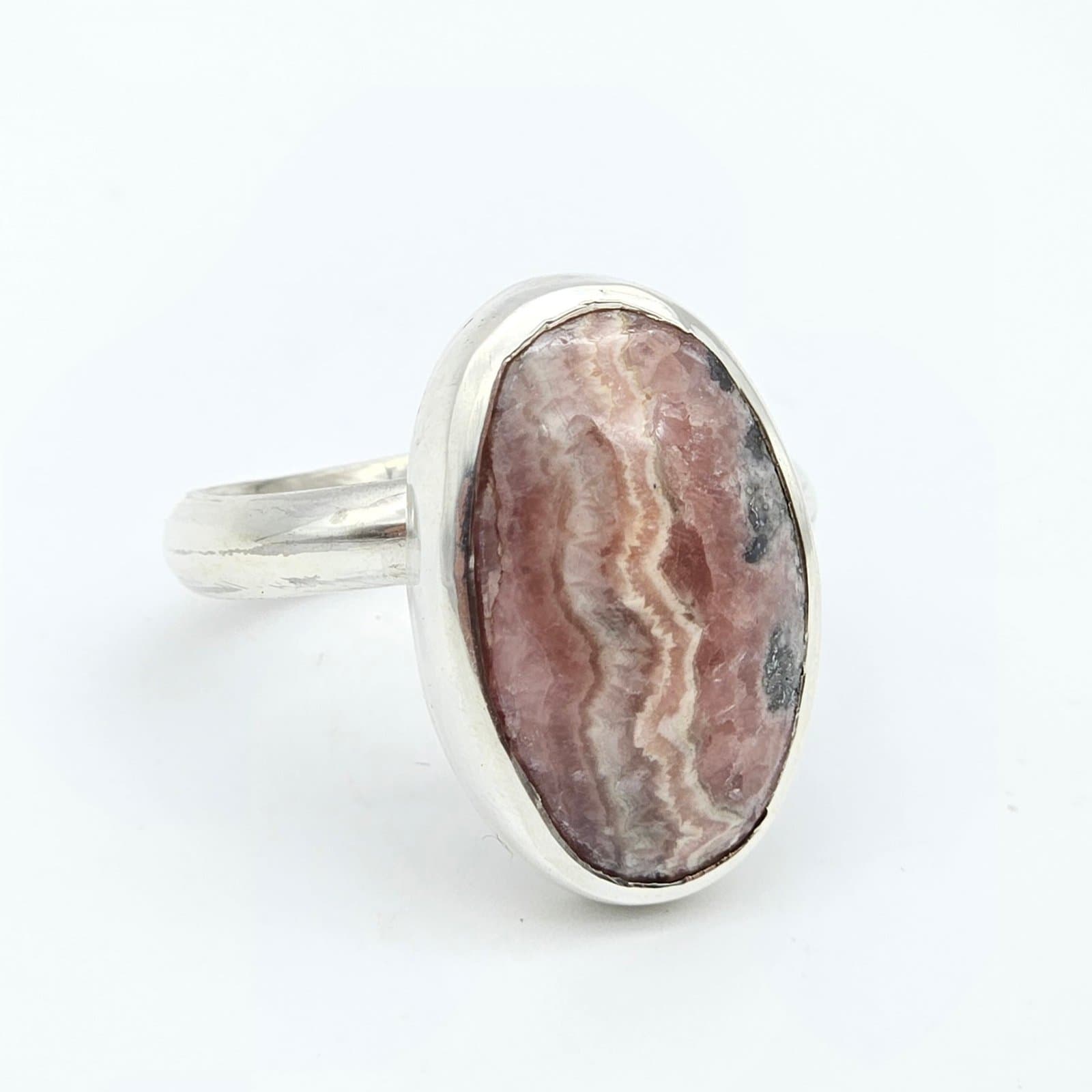 Anillo ajustable con Rodocrosita