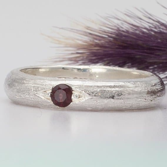 Anillo Gaia con Turmalina talla 16mm