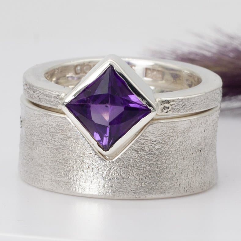 Anillo Ale con Amatista princesa