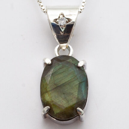 Colgante Labradorita luz