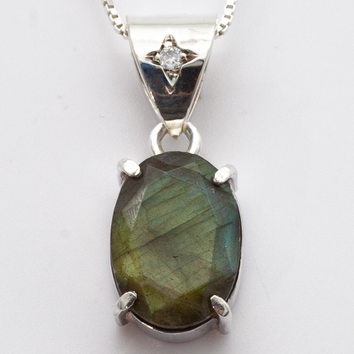 Colgante Labradorita luz